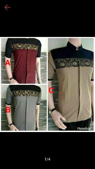 Kemeja Mega Biru Dan Merah