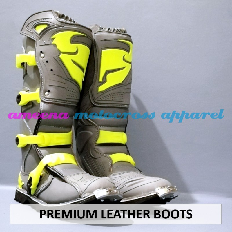 Sepatu Thor Premium Leather - Sepatu Trail - Sepatu Motocross - Sepatu MX - Sepatu Enduro - 017