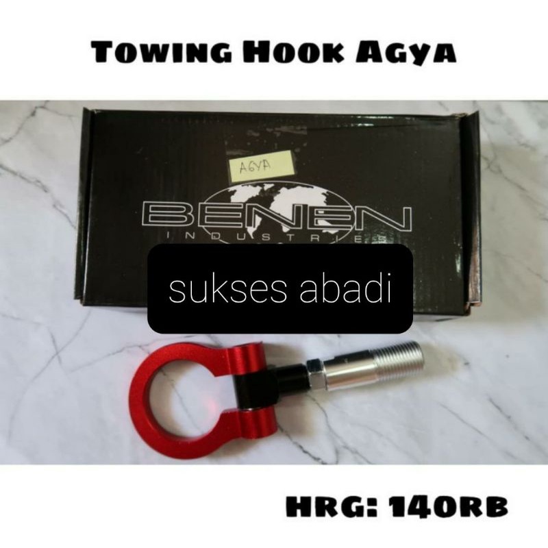 towing hook agya ayla towing derek