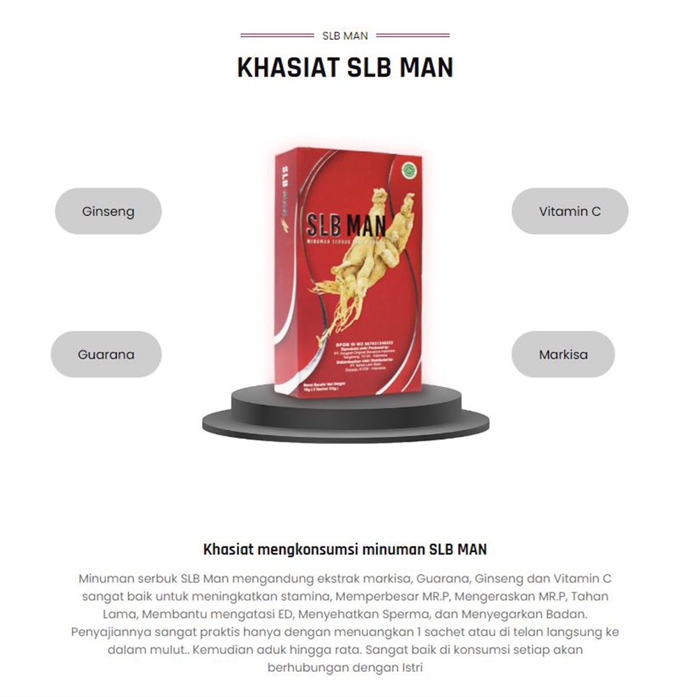 SLB MAN 1 Box Isi 5 Sachet