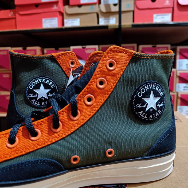 CONVERSE 70S COURT HI CARGO KHAKI FIRE ORIGINAL RESMI PT.MAP