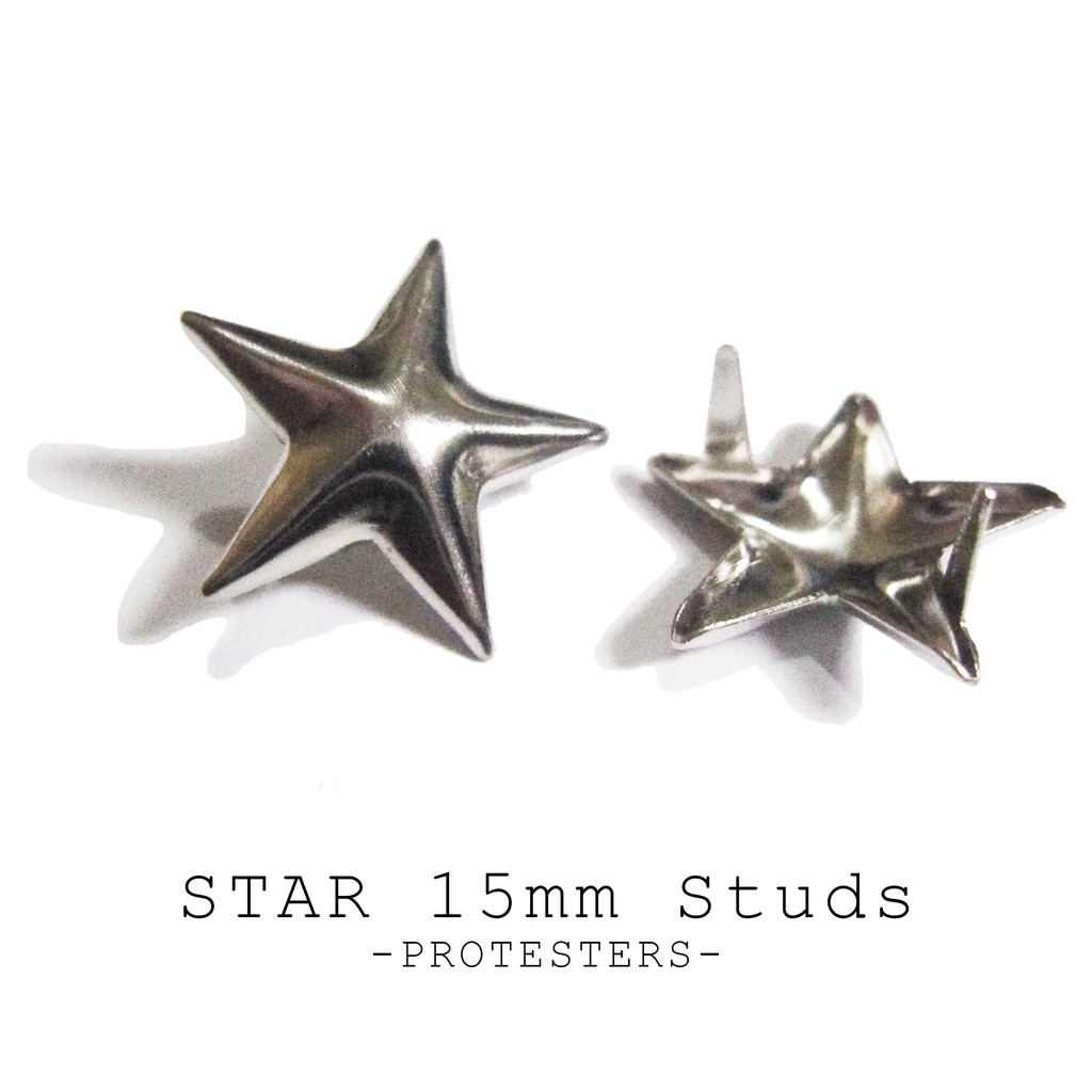 

10pc STUDS STAR 15mm
