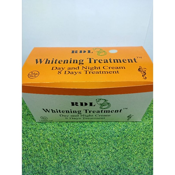 ( 12 pcs ) Cream RDL 8 HARI Day and Night Whitening Treatment // Lusinan