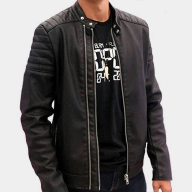 JAKET KULIT PRIA JAKET MODEL ANAK JALANAN JAKET KULIT TERBARU DAN TRENDI