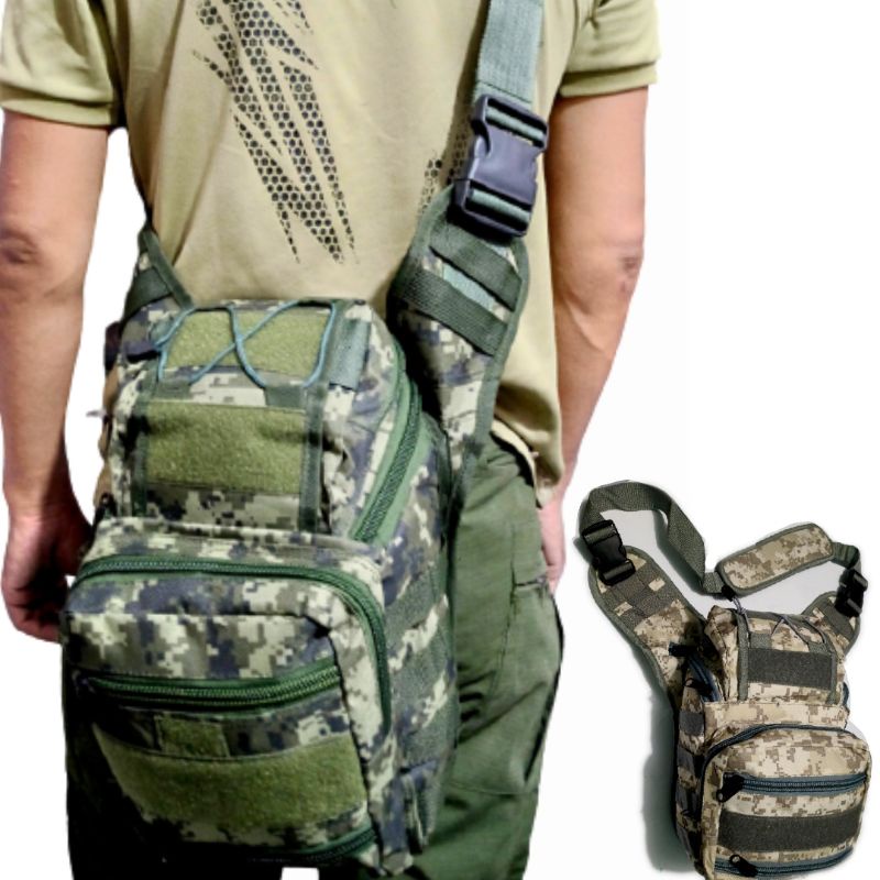 Tas selempang tactical army outdoor 803 besar - tas loreng tas kamera