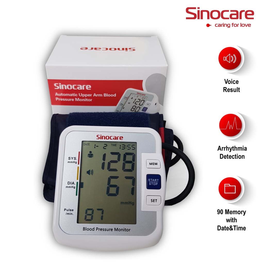 Tensimeter Digital Sinocare Sinoheart BA-801 Original