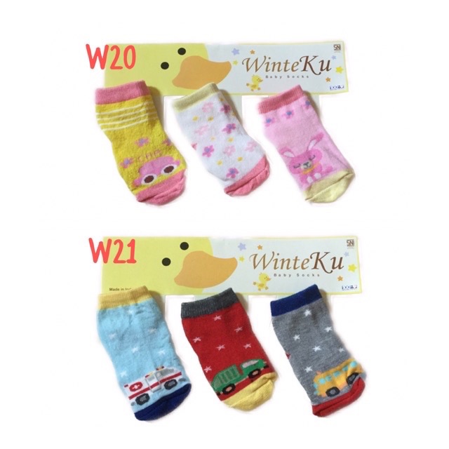 KAOS KAKI WINTEKU/FLOWER/EVC 0-6bln MOTIF new