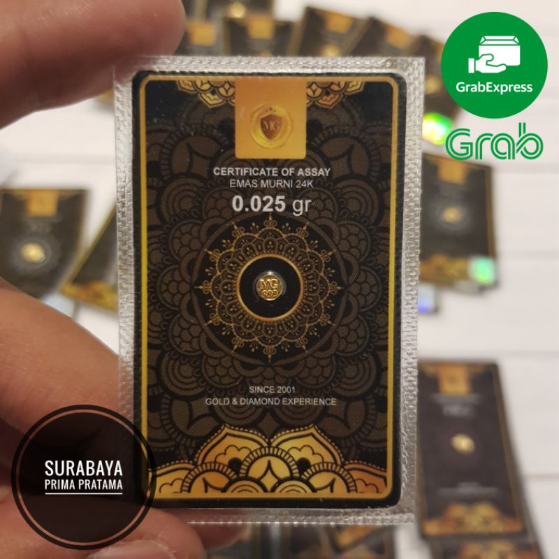 Emas Mini Gold MiniGold  Black Series 0,025 / 0.025 gr gram 24 Karat
