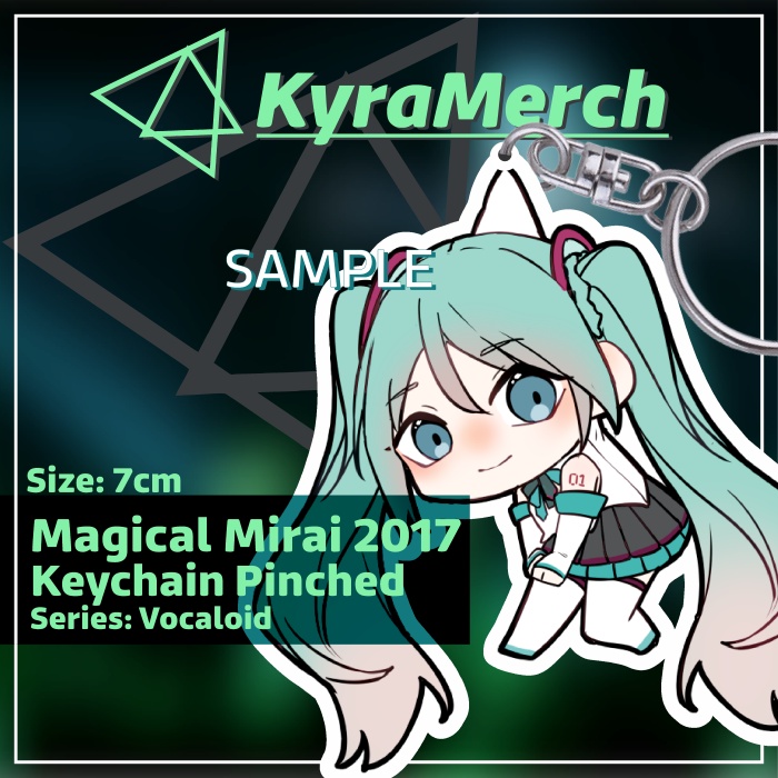Keychain Pinched Hatsune Miku Magical Mirai 2017
 | KyraMerch Anime Fanmerch Dealer