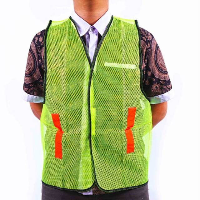 Rompi Proyek / Safety Vest /  Rompi murah Jogja / Tipe Jaring X Scotlight