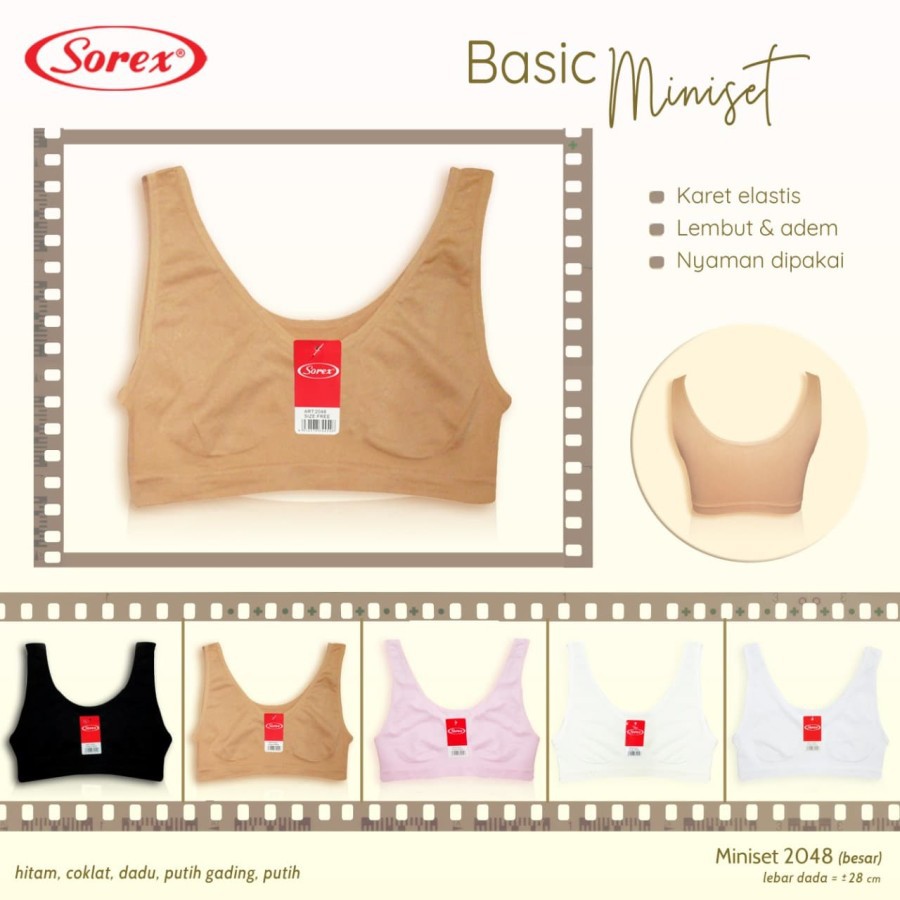 miniset bra rajut sorex 2048 2049 wanita remaja abg seamless