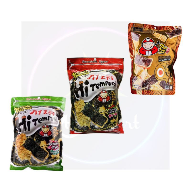 

Tao Kae Noi Tempura Seaweed Spicy/Original/Salted Egg/Import