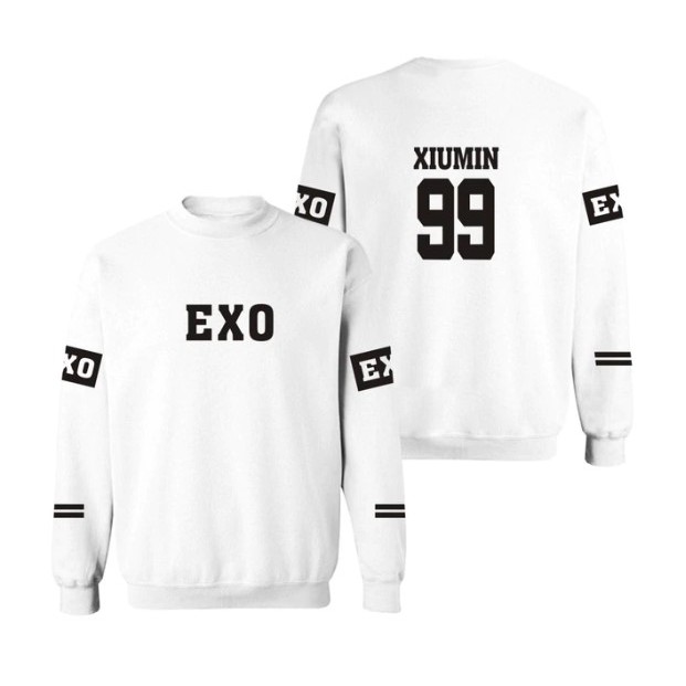 Jaket exo elyxion/exo member/sweater xiumin/suho/do/chanyeol/dll