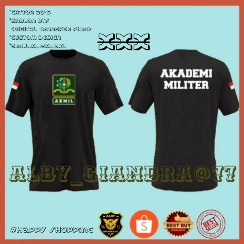 Kaos baju AKMIL tangan pendek