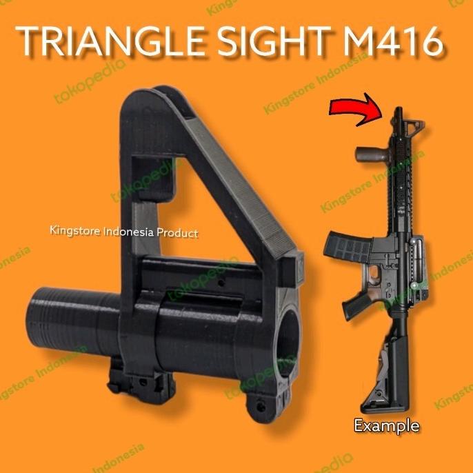 ;&;&;&;&] TRIANGLE SIGHT | IRON SIGHT | M416 AR15 DCOBRA SPRING PART TOYS