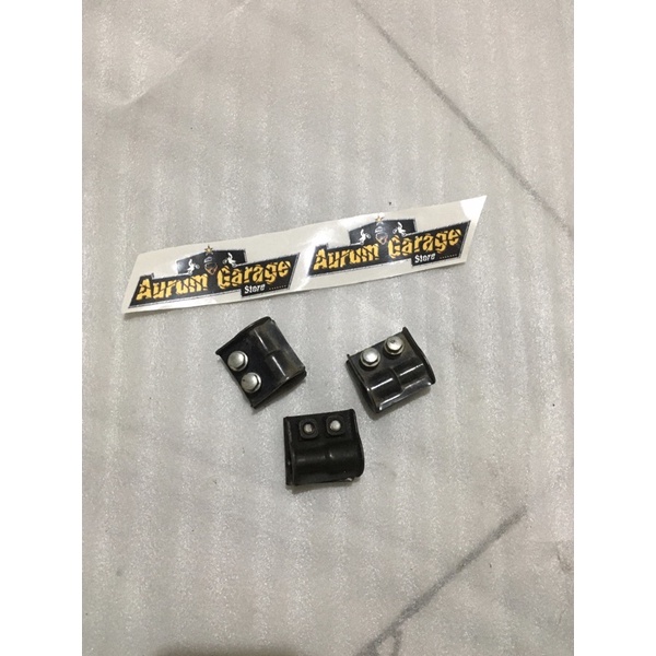 Clamp brake hose Braket selang rem depan Kawasaki KLX Dtracker New 150 BF SE Xtreme ori original bra