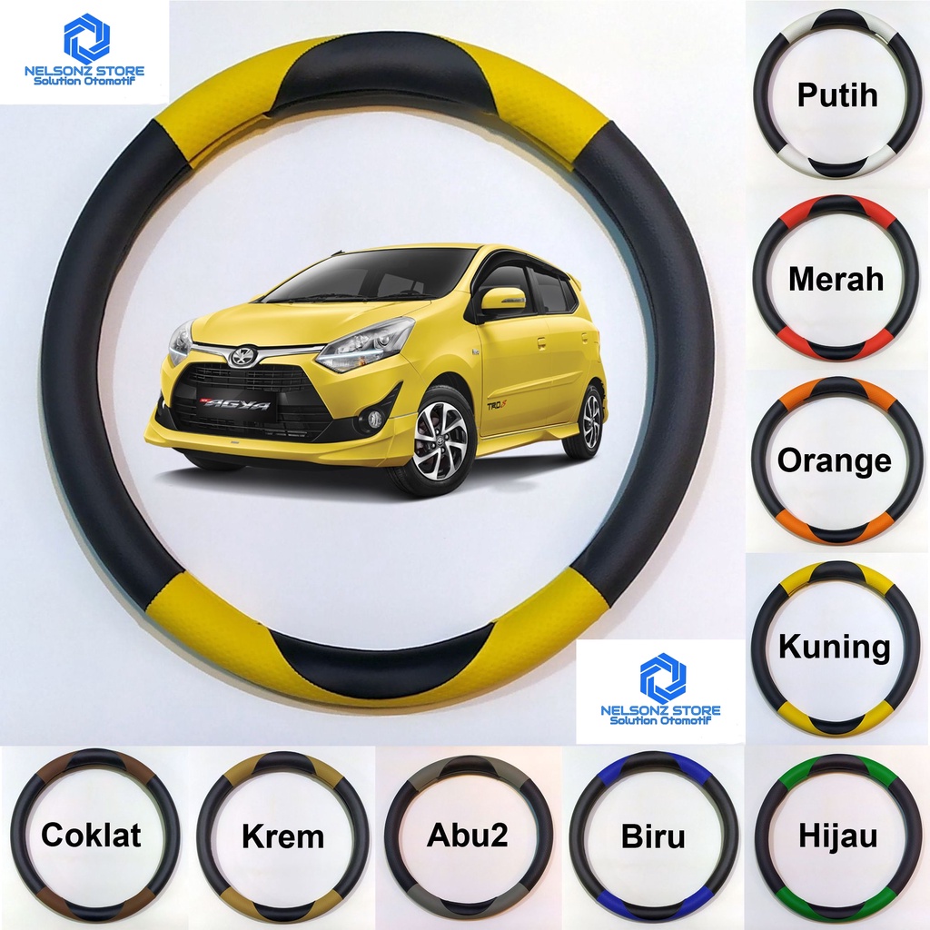 Cover Stir Agya Sarung Setir Toyota Agya Cover Steer Eternal Aksesoris Mobil Interior Mobil Asesoris