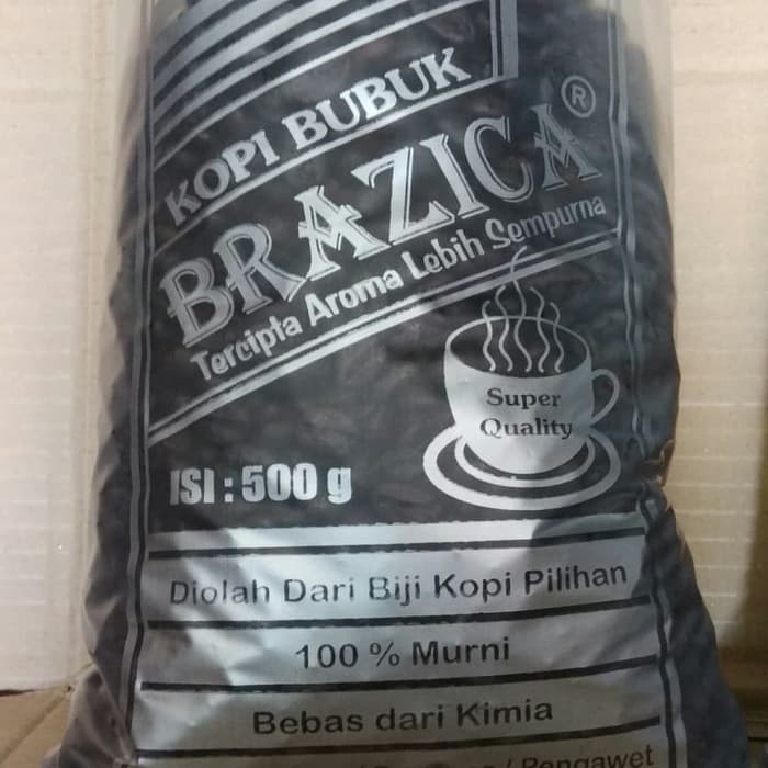 

Kopi Bubuk Robusta Lampung "BRAZICA" Kualitas Ekonomis 500 gram - kkp1436