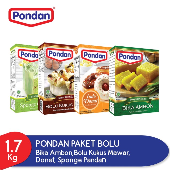 

PROMO [COD] PONDAN PAKET BOLU (4 BOX)