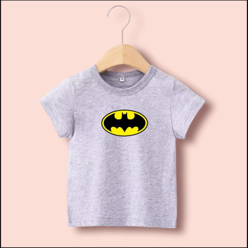 UXLO/KAOS ANAK LAKI-LAKI 1-10TAHUN/PAKAIAN ANAK COWOK KARAKTER/BAJU ANAK LAKILAKI SUPERHERO BATMAN