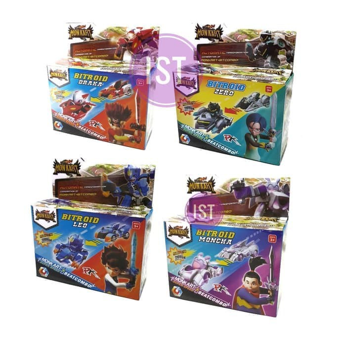 MAINAN ROBOT MONKART MEGAROID bitroid moncart leo zero draka mocha