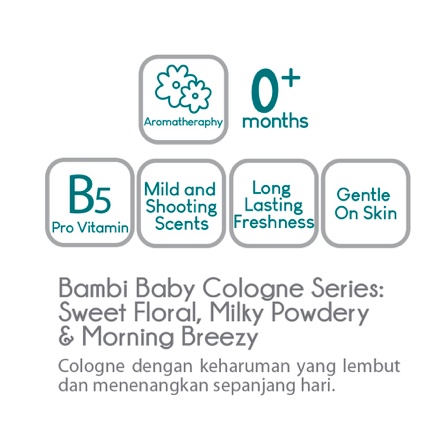 [PROMO] BAMBI Baby Cologne 100ml | Parfum bayi