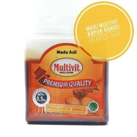 

Madu Multivit Kapuk Randu 500gr | MADU ASLI 100%