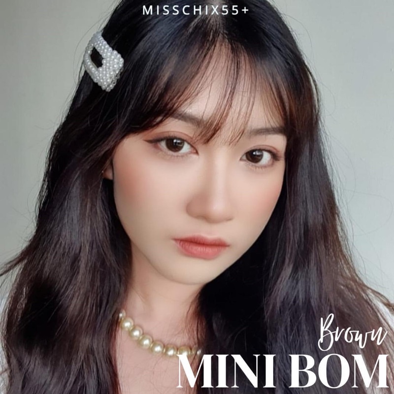 Softlens MINI BOM BROWN / GRAY - MissChix NORMAL S/D -600