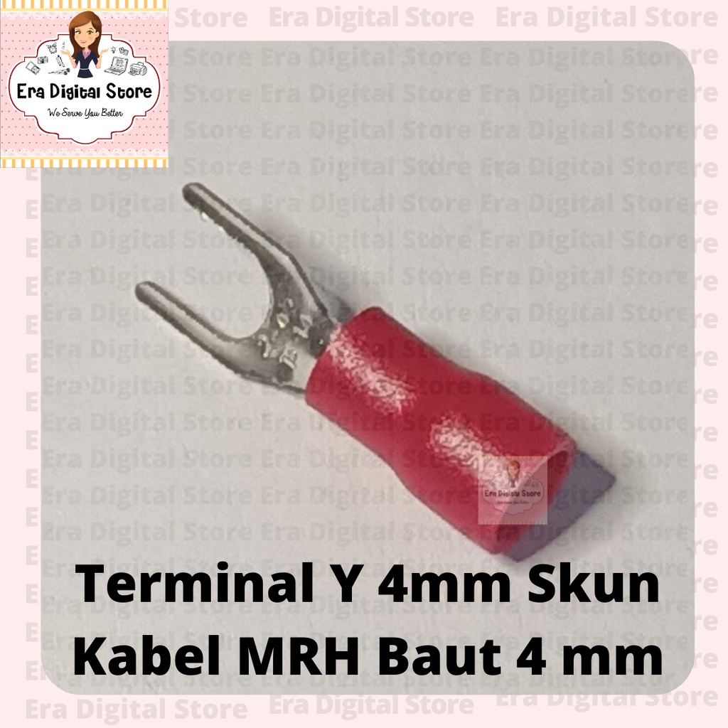 Terminal Skun Y 4mm Kabel MRH Baut 4 mm