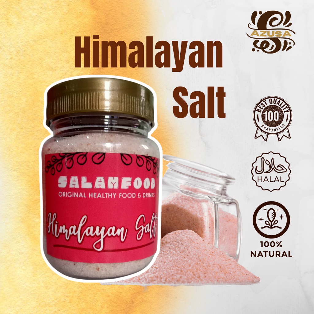 

Himalayan Salt 200 Gram/ Himsalt Tekstur Pasir/ Pink Himsalt/ Garam Himalaya/ Garam Kaya Mineral/ Garam Sehat - Baik untuk Penderita Hipertensi