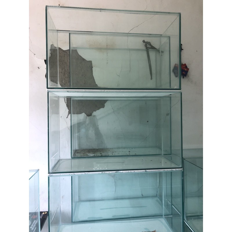Aquarium Kaca 60 X 30 X 35Cm