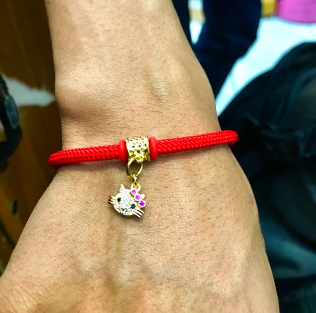 Gelang tangan wanita gelang tali leonti helokityyy lapis emas yaxiya