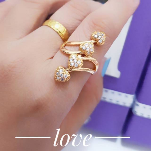 Cincin love tingkat xuping