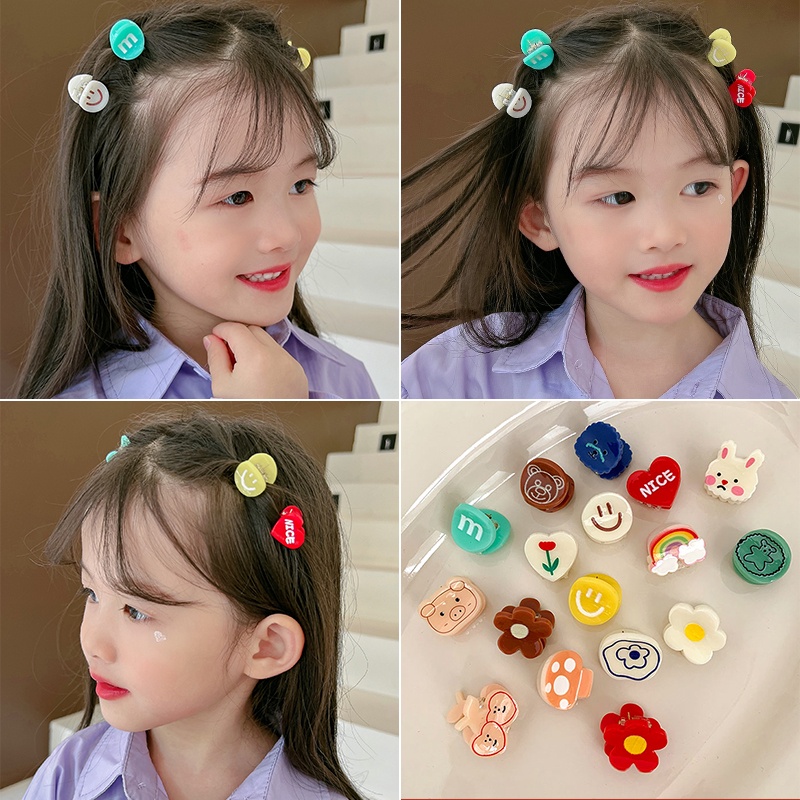 Aksesoris Jepit Rambut Poni Motif Kartun Macaron Gaya Korea Untuk Anak Perempuan