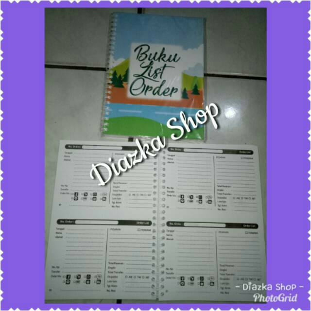 Jual Buku List Order Rekap Penjualan Online Shop Harga Satuan Per Pcs Shopee Indonesia