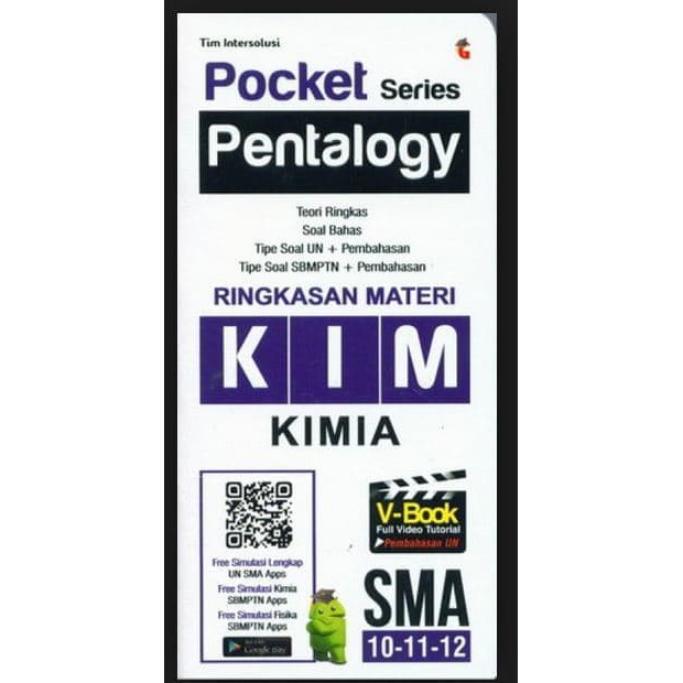 

POCKET PENTALOGY RANGKUMAN MATERI KIMIA SMA 10, 11, 12