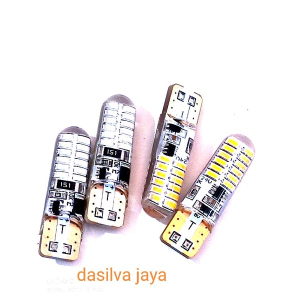 LAMPU LED SENJA T10 24 TITIK FLASH 12/24 VOLT
