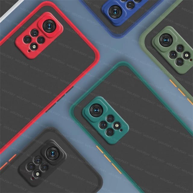 XIAOMI REDMI NOTE 11 PRO 5G NOTE 10 10S 10 5G 10 PRO 9 9 PRO SOFT CASE MATTE COLORED FROSTED