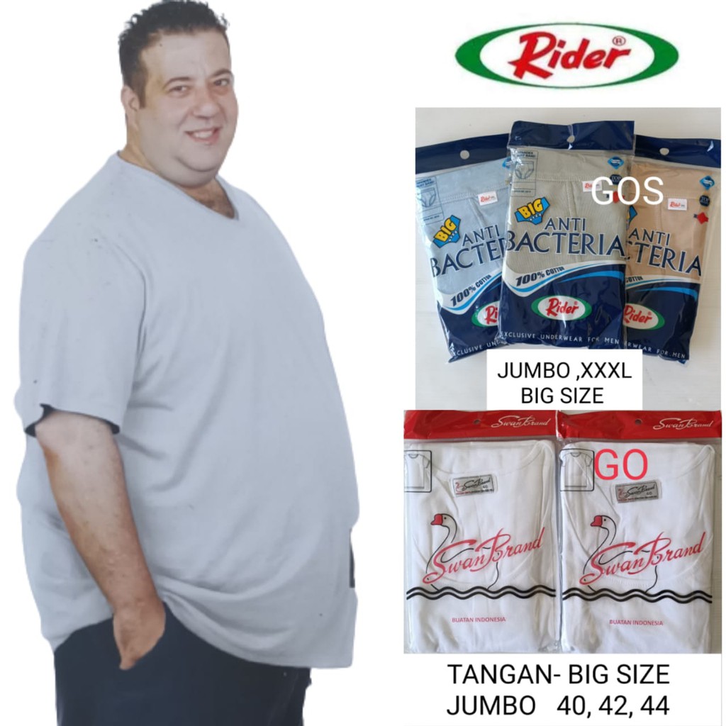 gof Celana Dalam Pria RIDER JUMBO 3XL Anti Bacteria R325 B Pria Spandex Murah/ CD Rider Murah