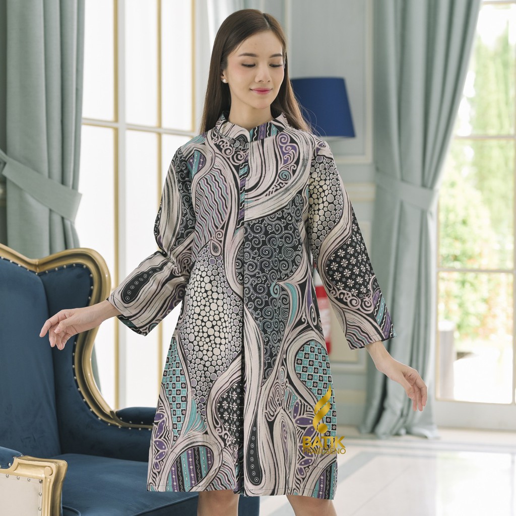 BATIK PRABUSENO TUNIK KUMALA BATIK WANITA PRABUSENO / TUNIK WANITA / ATASAN WANITA / BLOUSE WANITA