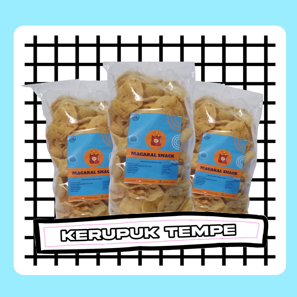 

Kerupuk Tempe 250 gram