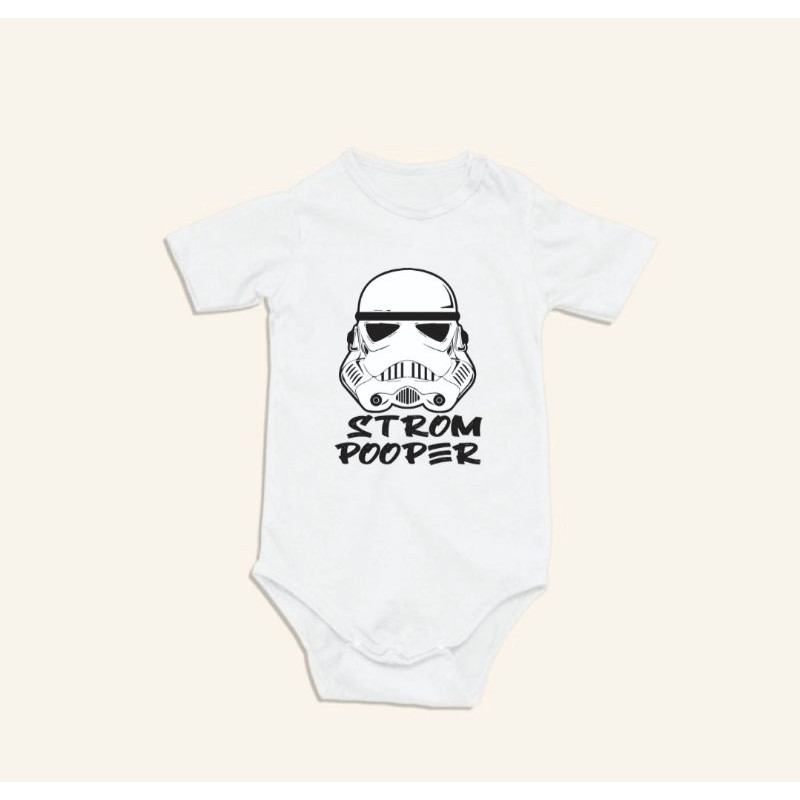 Jumper Bayi / Romper Bayi/ Bodysuit Bayi Motif Star Wars Strom Tropper