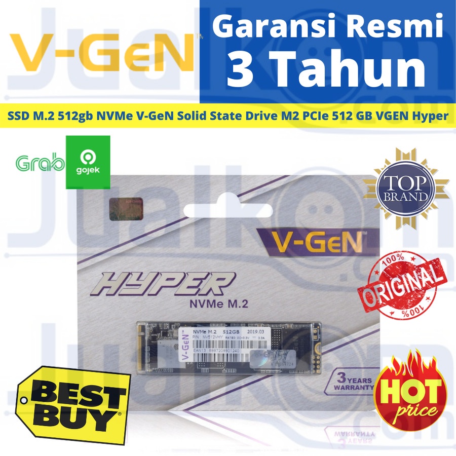 SSD VGEN 512GB M.2 NVMe Hyper V GEN M2 512 GB V-GEN