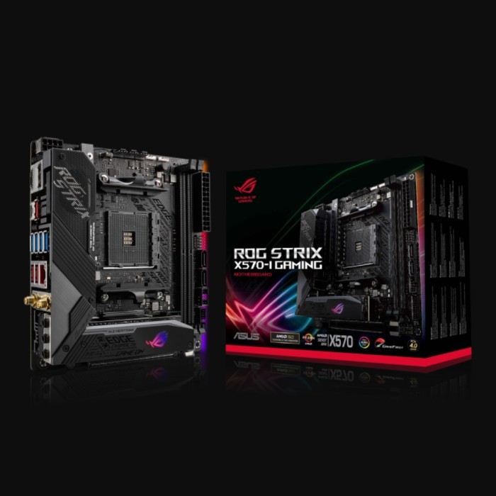 MAINBOARD / MOTHERBOARD AM4 ASUS ROG STRIX X570I GAMING ( ITX )