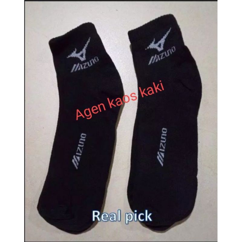 4 pasang kaos kaki sport Mizuno pria dan wanita