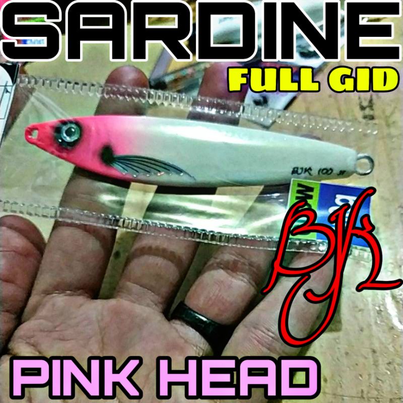 Metal jig Sardine 100 gr full gid (BJK)