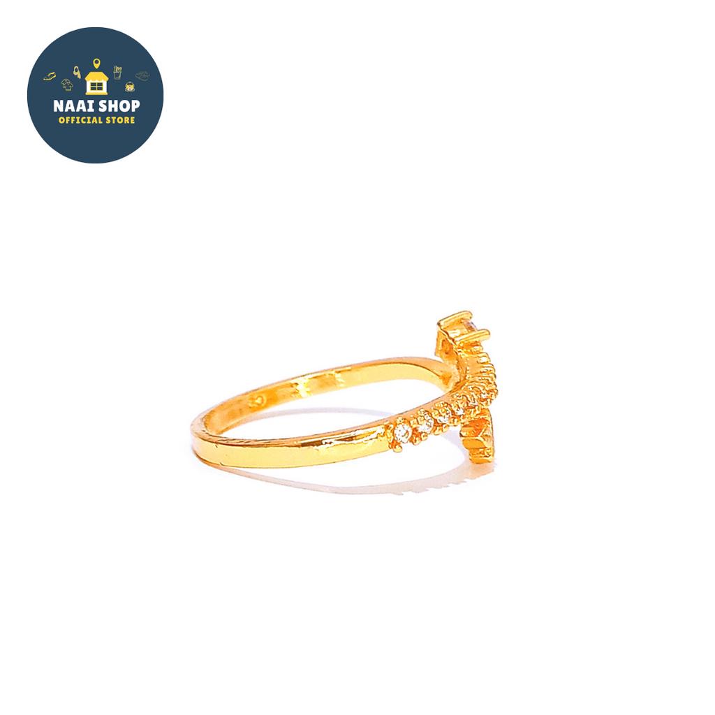 Cincin Wanita Cartier Permata Zircon Aksesoris Fashion Kekinian Xuping Import Premium Murah Anti Karat Pernak Pernik Cewek Korea Style Jewelry Lapis Emas Nagita Mutiara Perhiasan Fuji Titanium Kasual Imitasi Terlaris Naai Shop