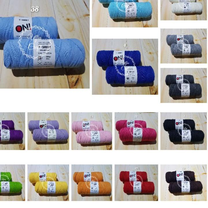 Terbagus.. Benang Rajut Tali Kaos T-shirt Yarn Tyarn Onitsuga