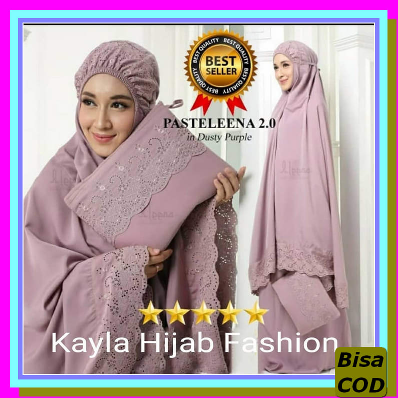 Mukena Wanita, Mukena Perempuan, Mukena Cantik Dan Bagus Rao 059 AS249  Khadijah - Black