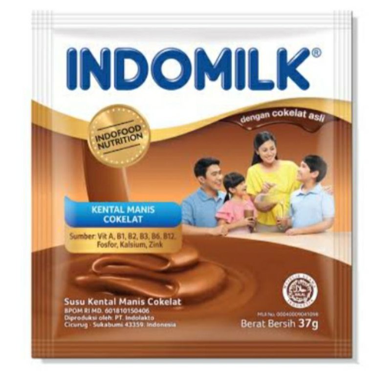 

susu indomilk coklat sachet